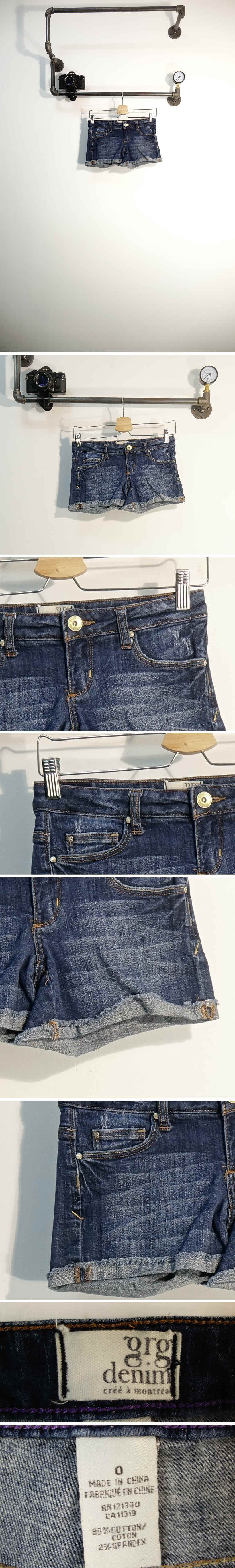 핫팬츠 블루 데님 핫팬츠
