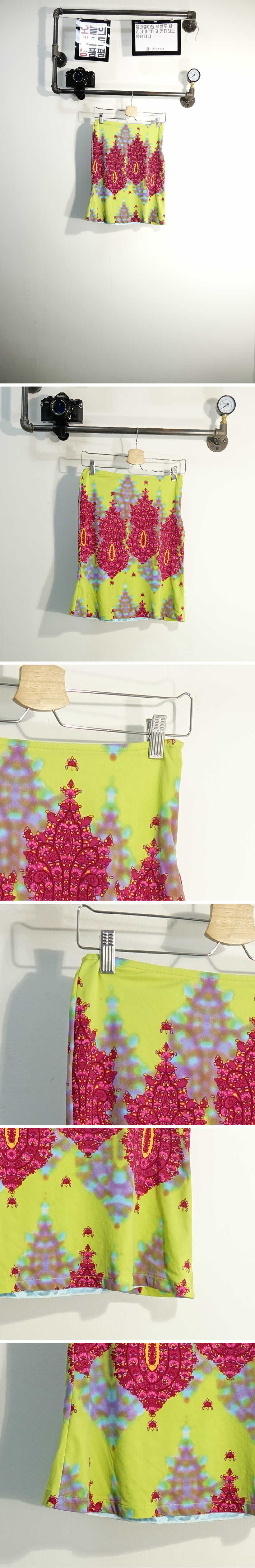 멀티컬러 A라인스커트 멀티컬러 A라인스커트