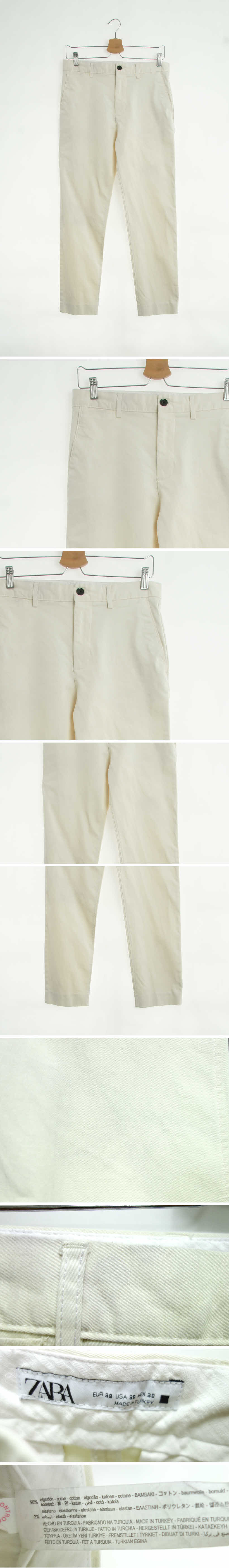 자라 치노팬츠 아베크롬비 블루 데님 스키니진