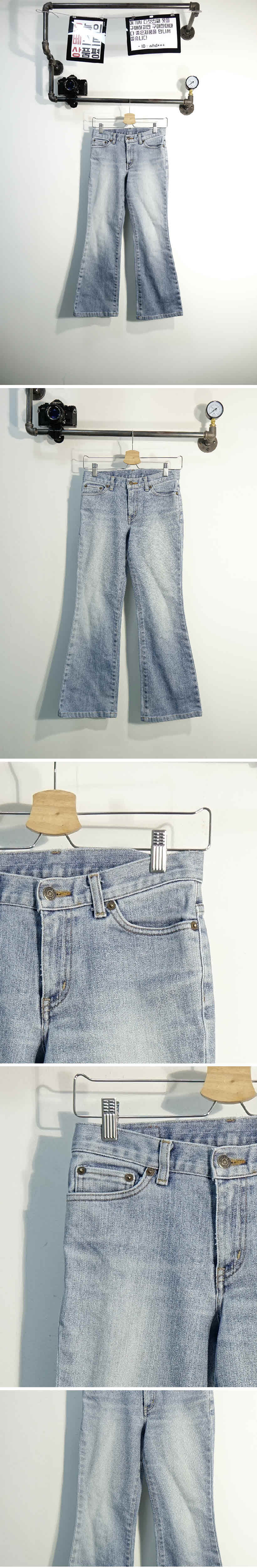 edwin 연청 데님 부츠컷진
