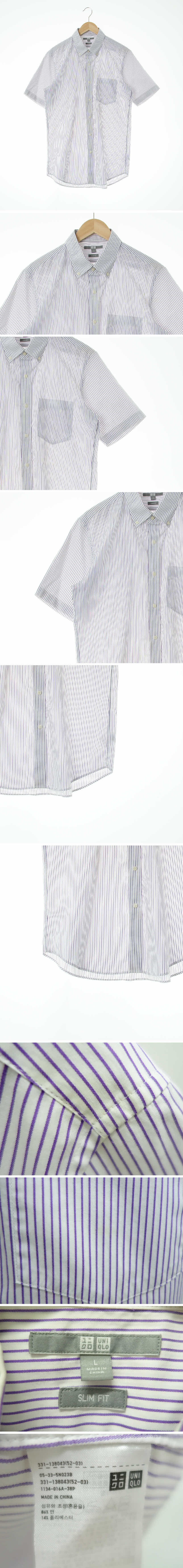 유니클로 슬림핏반팔셔츠 리바이스 중청 데님 스트레이트진