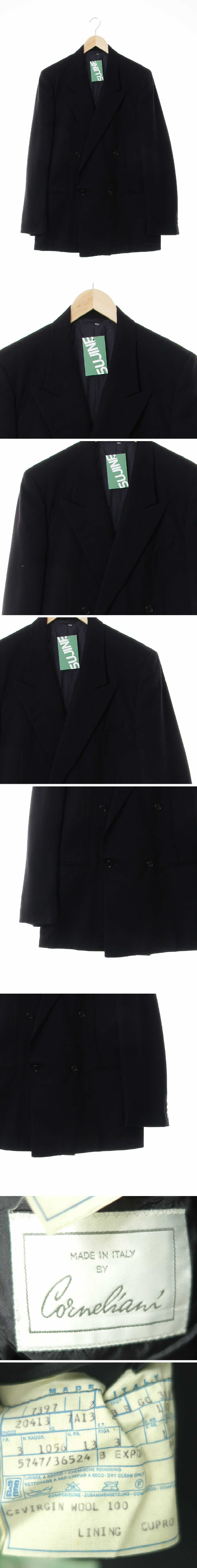 corneliani 더블버튼모직하프자켓