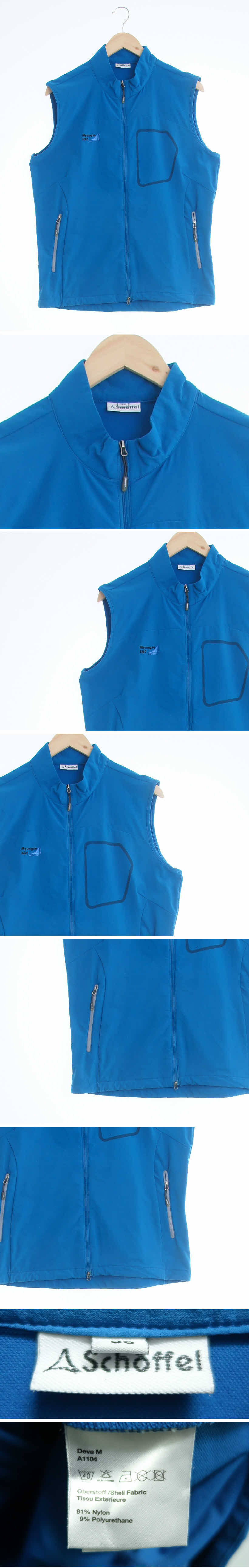 schoffel 집업베스트 schoffel 블루 집업베스트