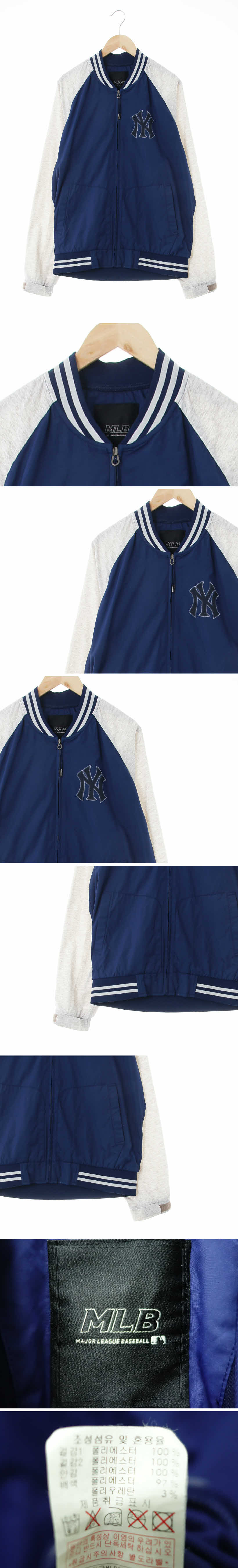 MLB 뉴욕양키스야구점퍼 MLB 네이비라이트그레이 뉴욕양키스야구점퍼