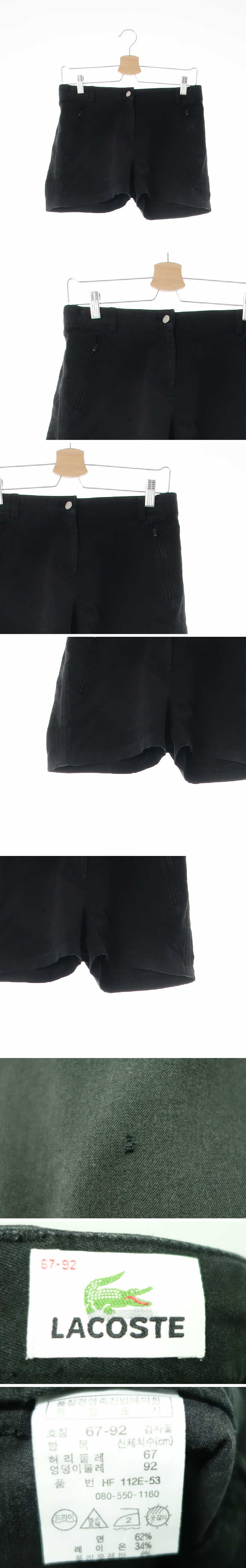 라코스테 숏팬츠 라코스테 빈티지블루 면혼방 숏팬츠