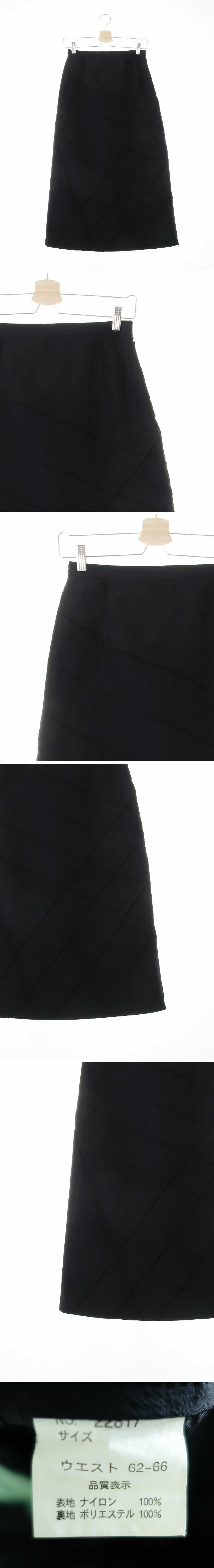 블랙 사선핀턱롱스커트 블랙 사선핀턱롱스커트
