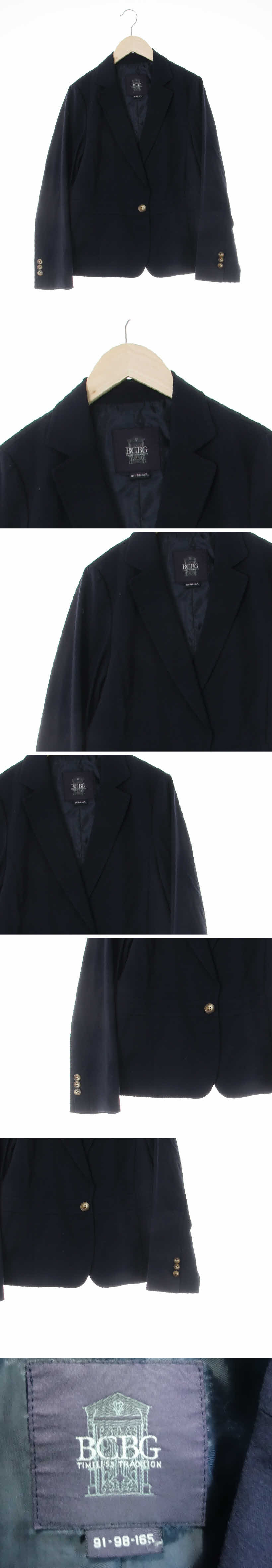 bcbg 원버튼블레이저 bcbg 다크네이비 울 원버튼블레이저