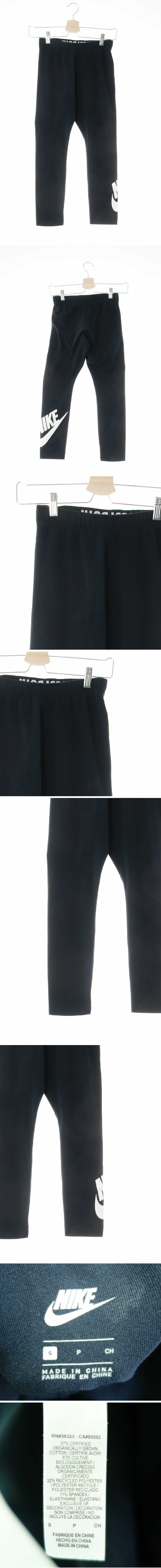 나이키 빅로고7부레깅스 나이키 블랙 면혼방 빅로고7부레깅스