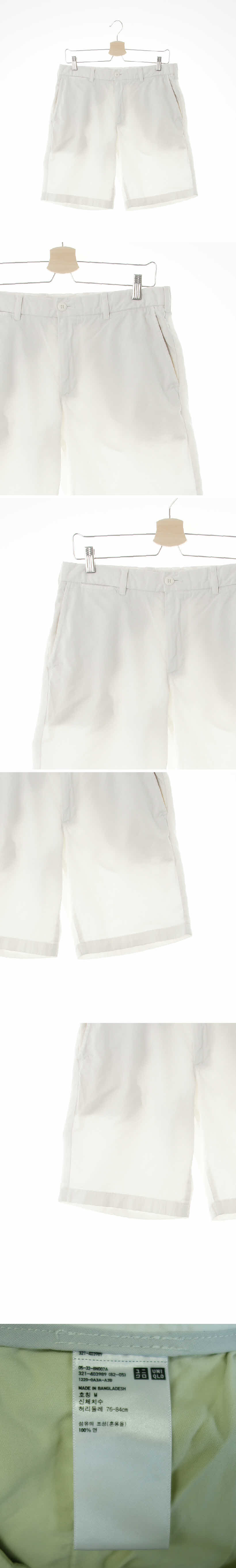 유니클로 치노반바지 유니클로 화이트 면 치노반바지