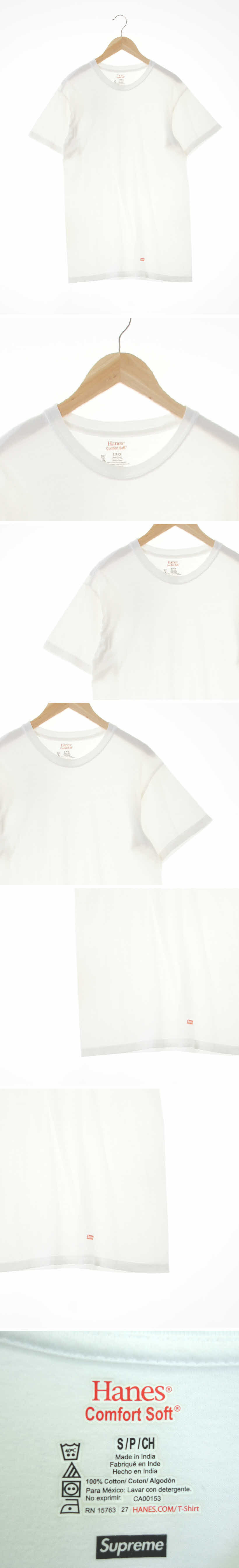 hanes 심플반팔티 hanes 화이트 면 심플반팔티