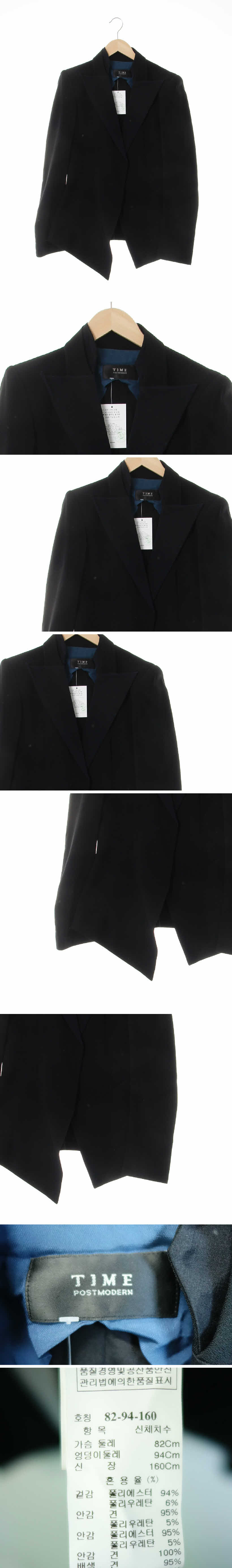 타임 테일러히든버튼블레이저 타임 블랙 테일러히든버튼블레이저
