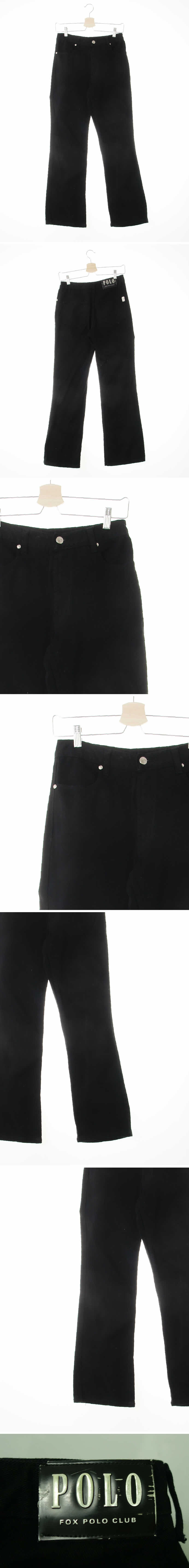 폴로 부츠컷진 폴로 블랙 데님 부츠컷진
