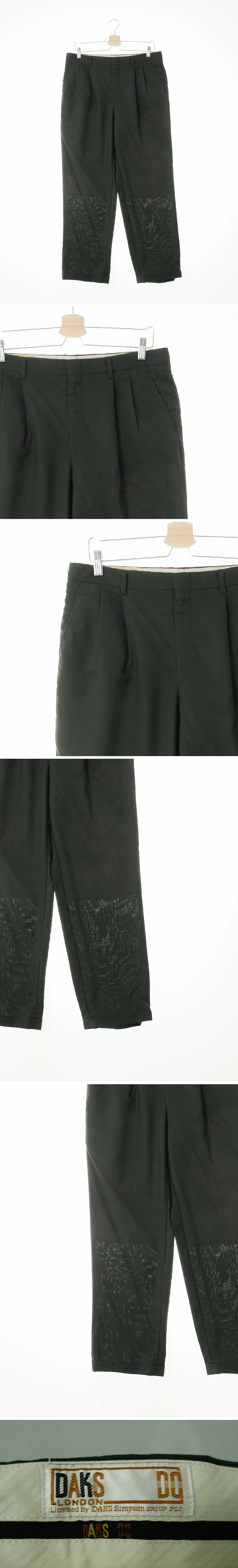 닥스 핀턱카브라팬츠 닥스 다크카키 울혼방 핀턱카브라팬츠