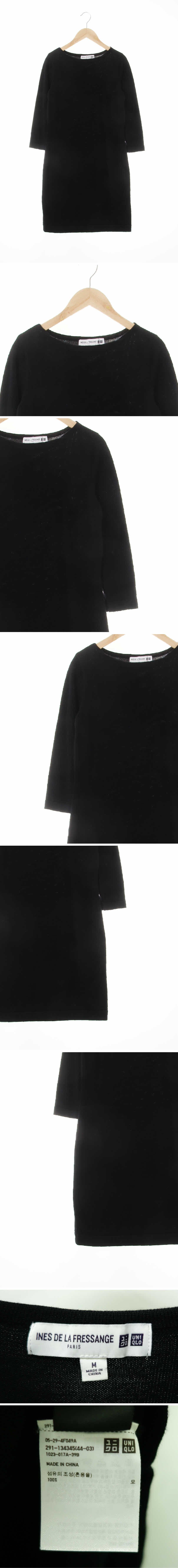 유니클로 이네스드라프레상주9부니트원피스 유니클로 블랙 울 이네스드라프레상주9부니트원피스