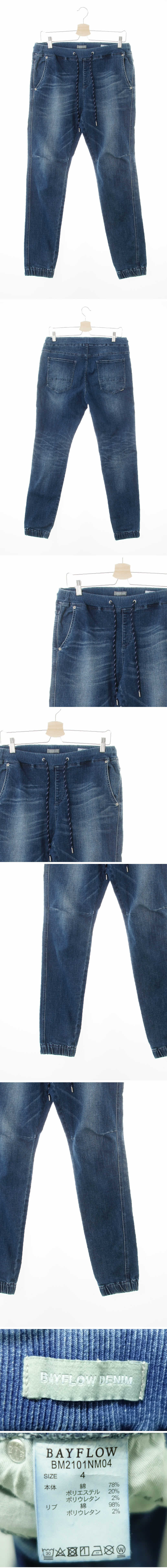 [JPN] bayflow denim 진청 데님 워싱조거진