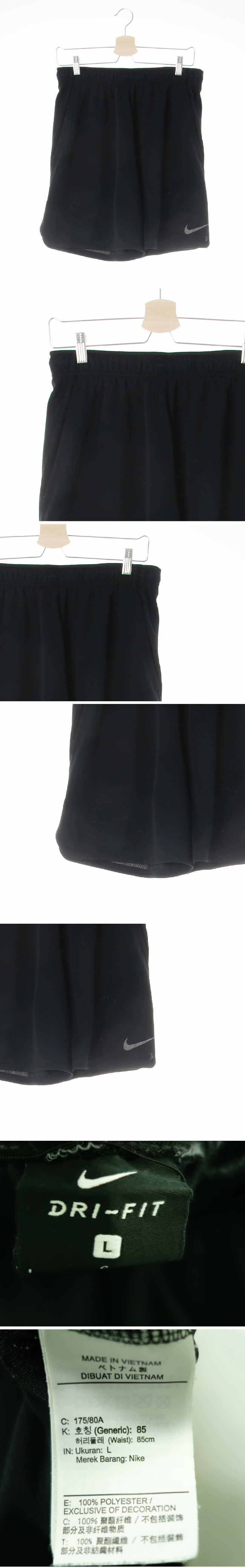 나이키 로고스포츠하프팬츠 나이키 블랙 드라이핏 로고스포츠하프팬츠
