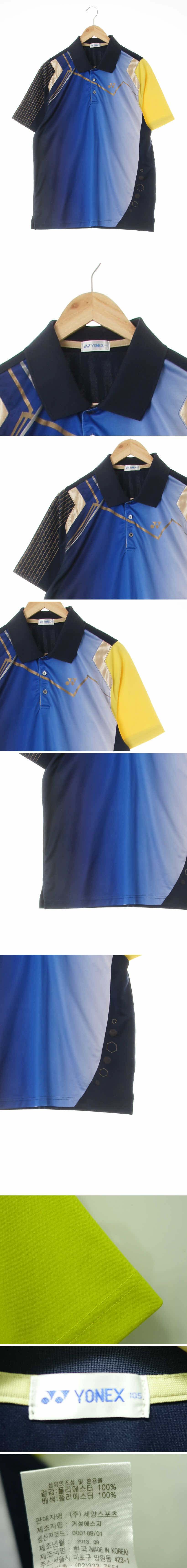 요넥스 그라데이션스포츠반팔피케티 요넥스 네이비블루 그라데이션스포츠반팔피케티