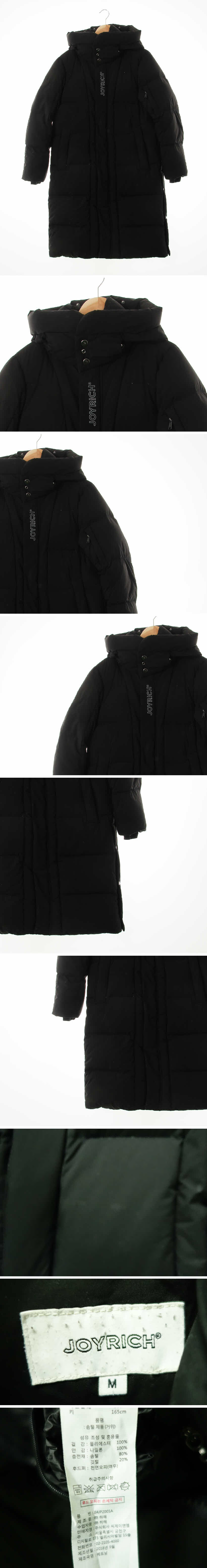 joyrich 하이넥롱패딩점퍼 joyrich 블랙 구스다운 하이넥롱패딩점퍼