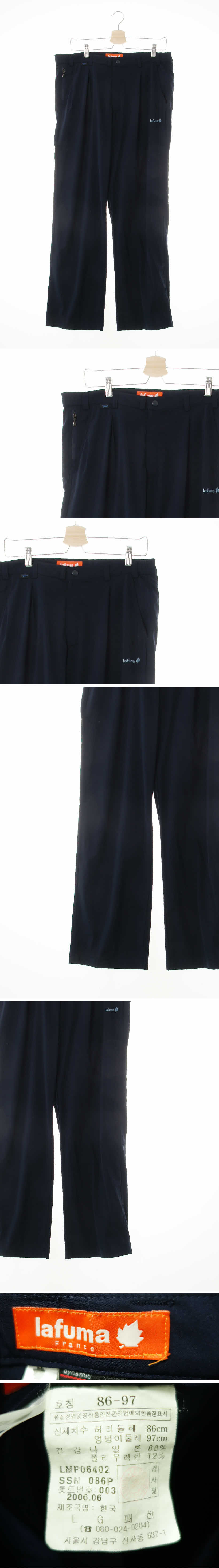 라푸마 라이트등산핀턱팬츠 라푸마 네이비 라이트등산핀턱팬츠