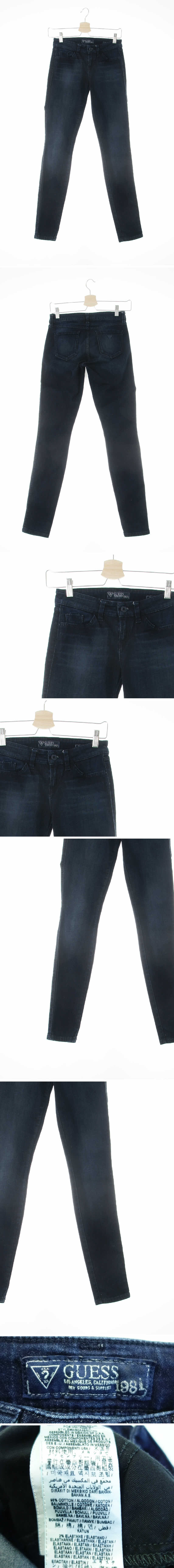 Guess 브리트니스키니진 Guess 진청 데님 브리트니스키니진
