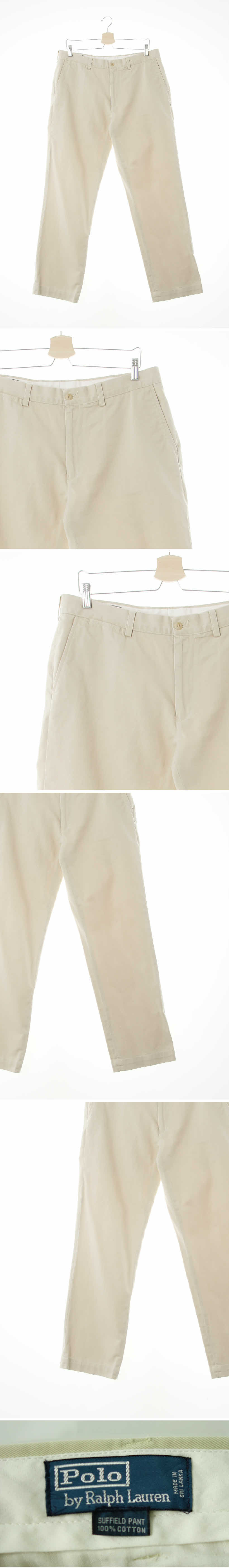 폴로 서필드팬츠 폴로 베이지 면 서필드팬츠