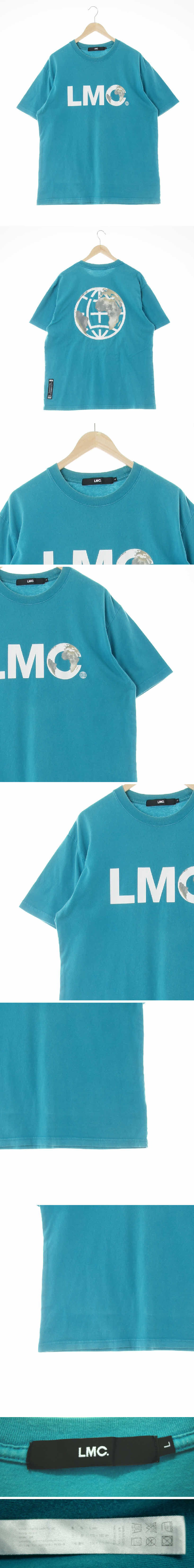 lmc 지구크루넥반팔티 lmc 마우이블루 프린팅 면 지구크루넥반팔티