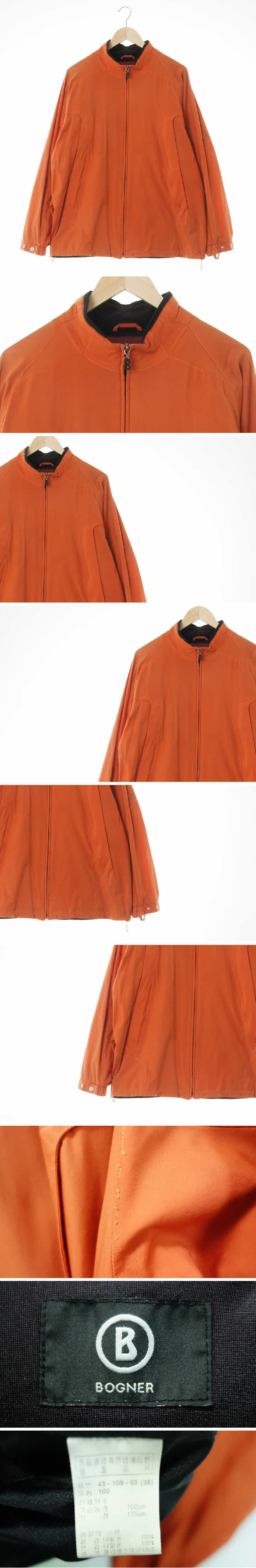 bogner 집업자켓 bogner 오렌지 집업자켓