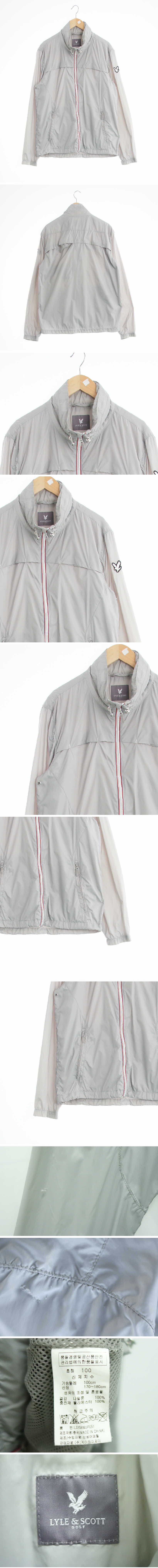 lyle&scott 하이넥바람막이 lyle&scott 그레이 하이넥바람막이