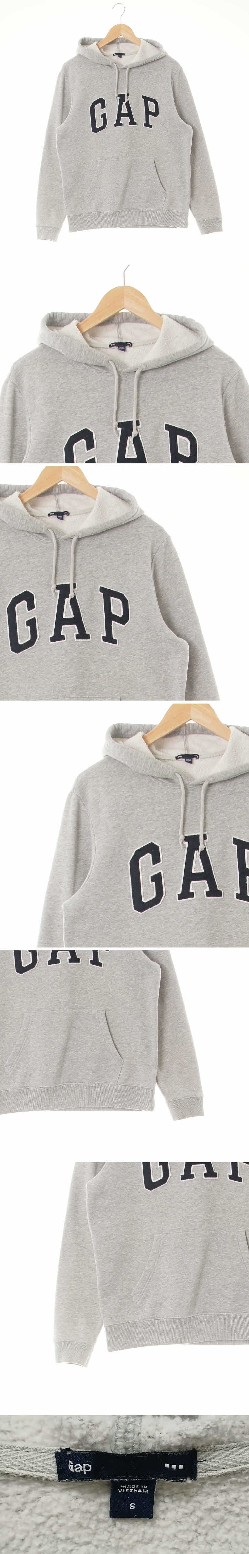gap 패치레터링스웨트후디 gap 멜란지그레이 면혼방 패치레터링스웨트후디