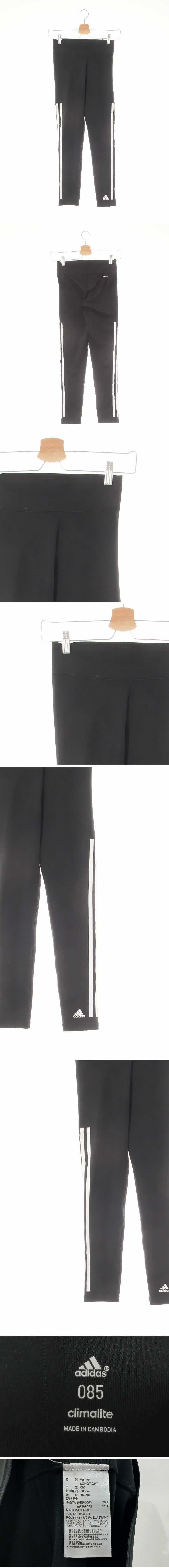 아디다스 하프삼선하이밴드레깅스 아디다스 블랙 프린팅 클리마라이트 하프삼선하이밴드레깅스