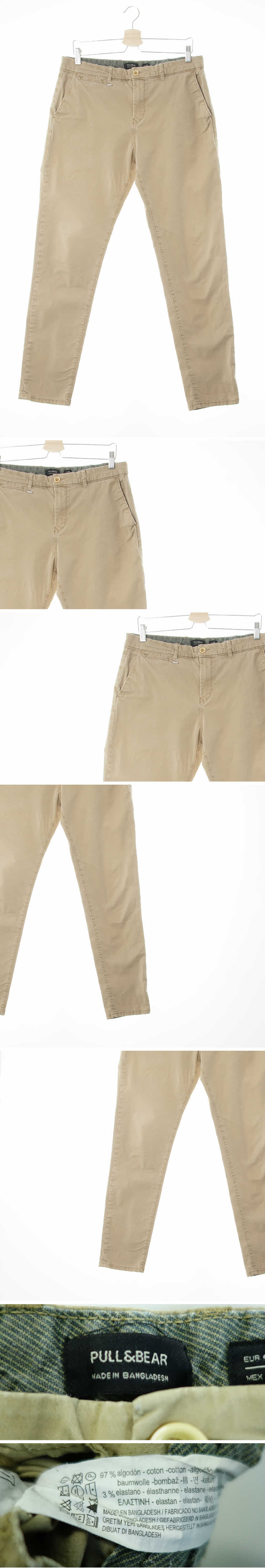 pull&bear 치노팬츠 pull&bear 베이지 면혼방 치노팬츠