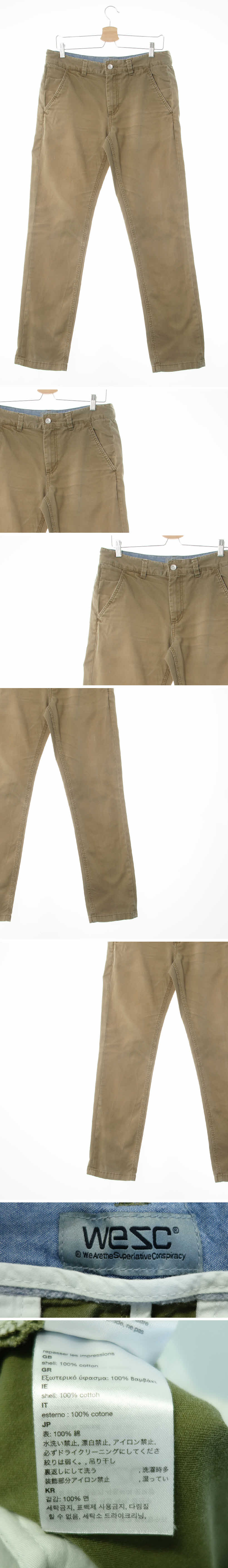 wesc 에디치노팬츠 wesc 베이지 면 에디치노팬츠