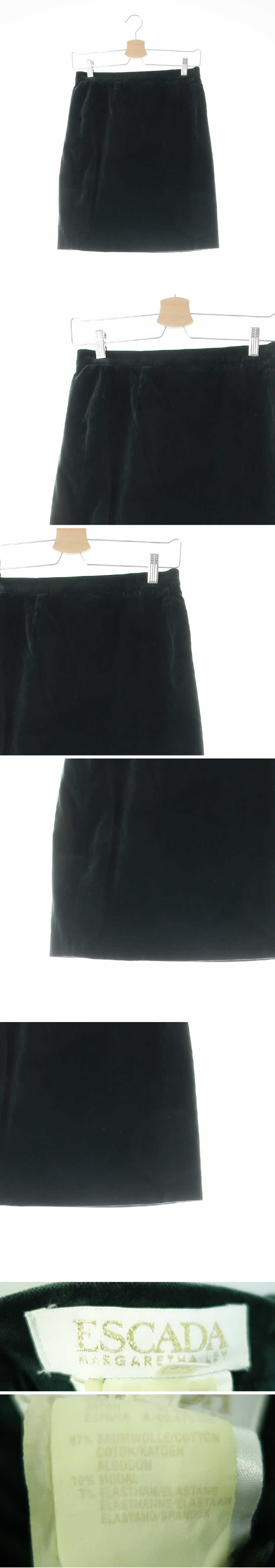 에스까다 벨벳a라인하프스커트 에스까다 다크준벅그린 울혼방 벨벳a라인하프스커트