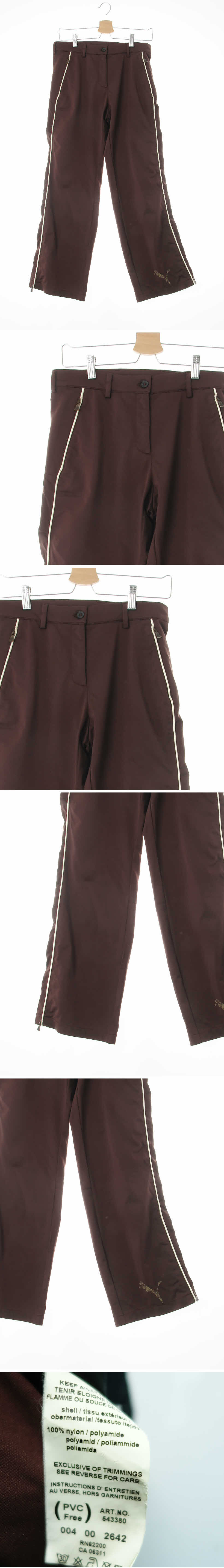 푸마 하단빅로고원선일자스포츠팬츠 푸마 페일버건디 하단빅로고원선일자스포츠팬츠