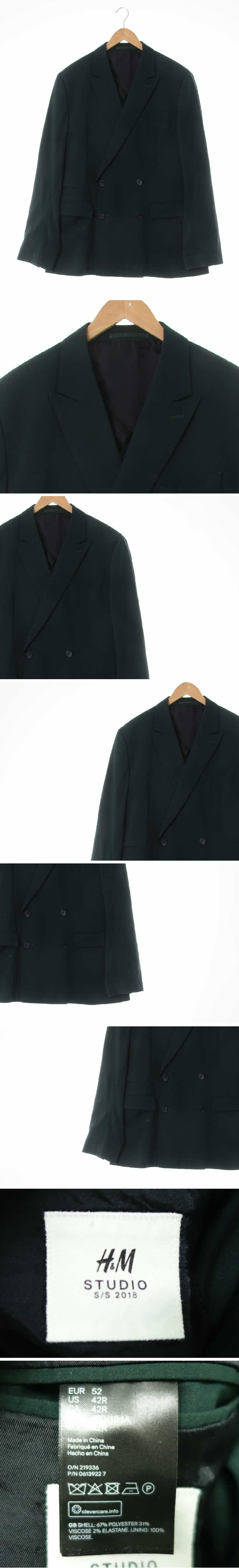 h&m 더블버튼정장자켓 h&m 블랙 더블버튼정장자켓