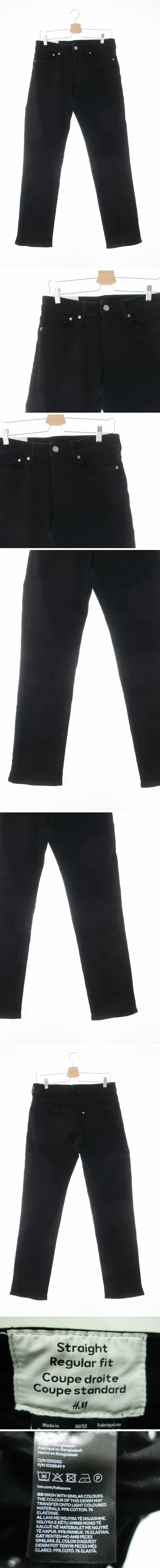 h&m 스트레이트레귤러핏진 h&m 흑청 데님 스트레이트레귤러핏진