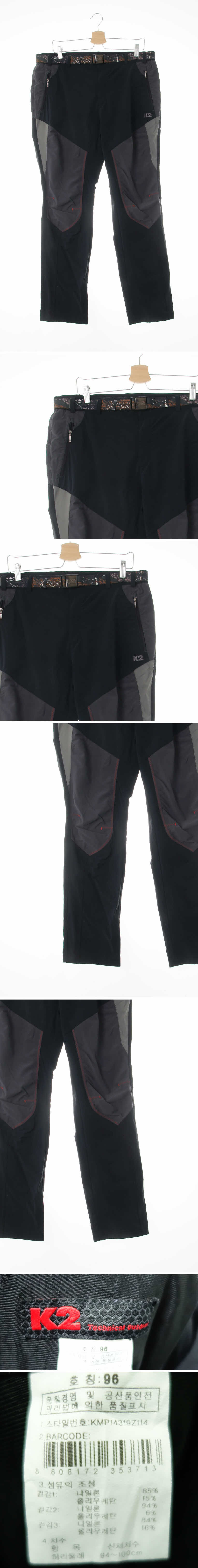 k2 블랙다크그레이 라이트등산팬츠