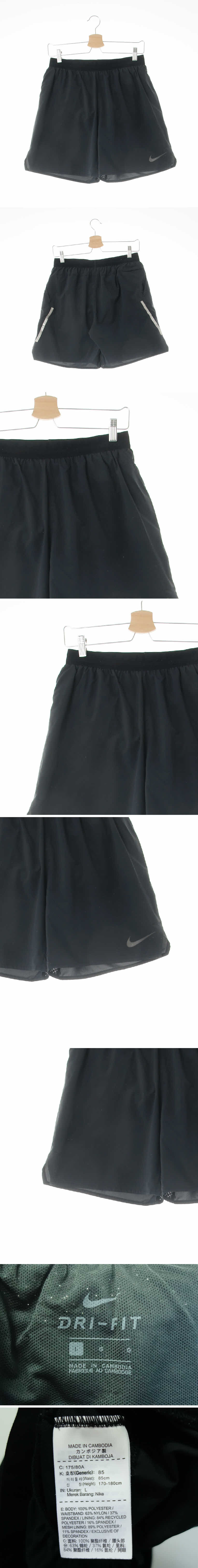 나이키 아웃밴딩스포츠반바지 나이키 블랙 프린팅 드라이핏 아웃밴딩스포츠반바지