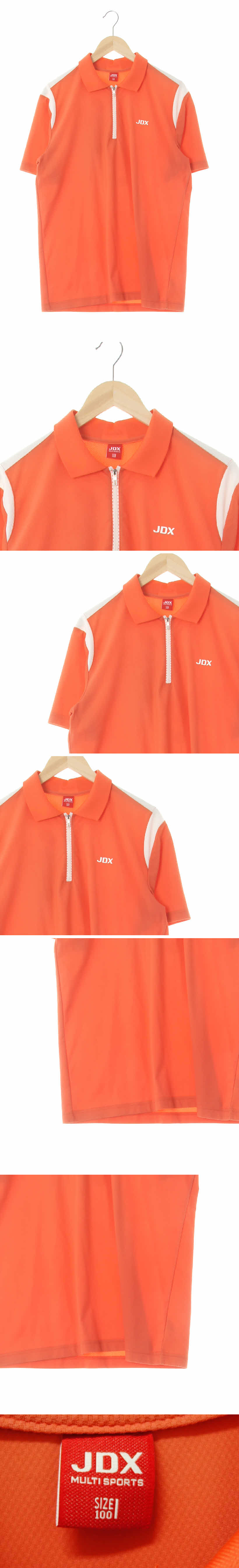 JDX 멀티스포츠반집업반팔pk티 JDX 웜오렌지 멀티스포츠반집업반팔pk티
