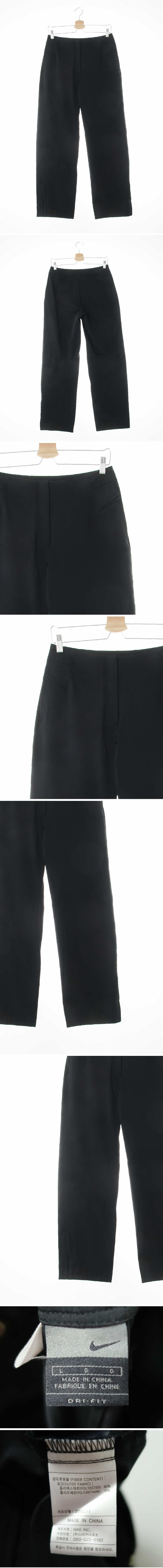 나이키 블랙 드라이핏 백절개스트레이트팬츠