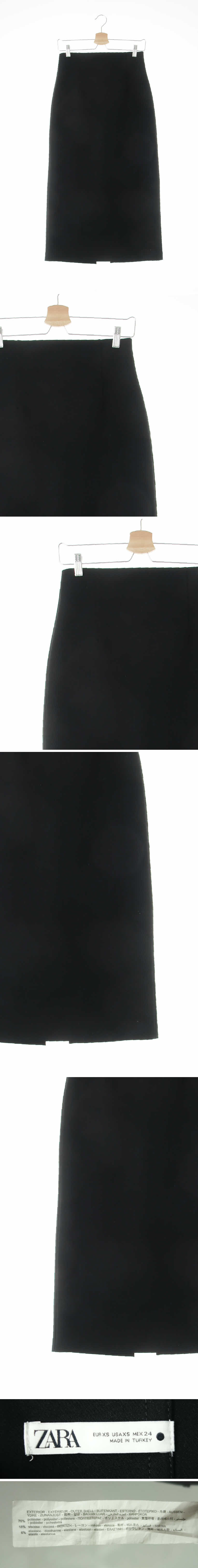 자라 펜슬맥시스커트 자라 블랙 펜슬맥시스커트