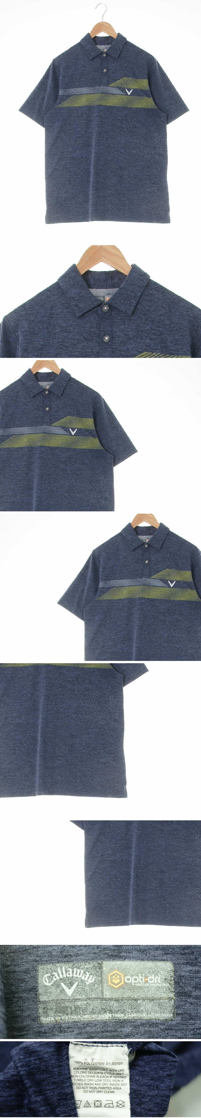callaway 그레이 V로고카라반팔티