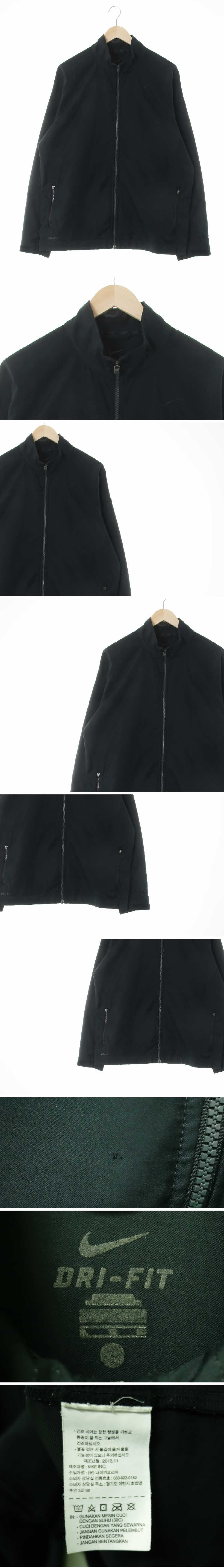 나이키 하프넥스몰자수로고바람막이집업점퍼 나이키 블랙 드라이핏 하프넥스몰자수로고바람막이집업점퍼
