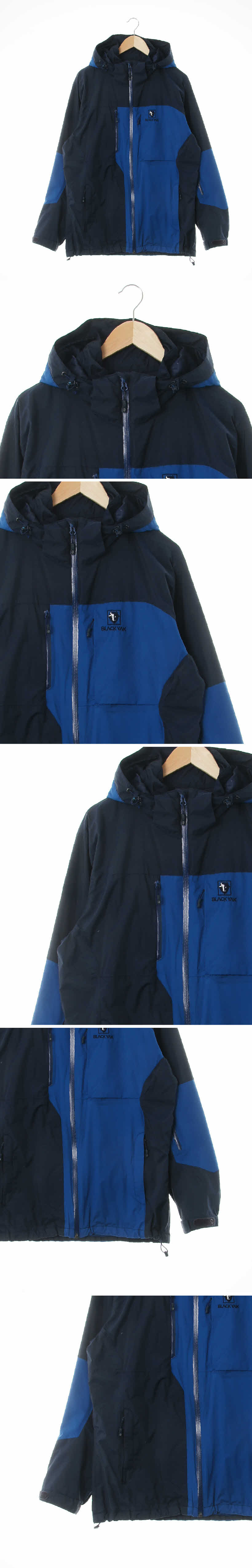 블랙야크 투톤후드바람막이 블랙야크 네이비블루 투톤후드바람막이
