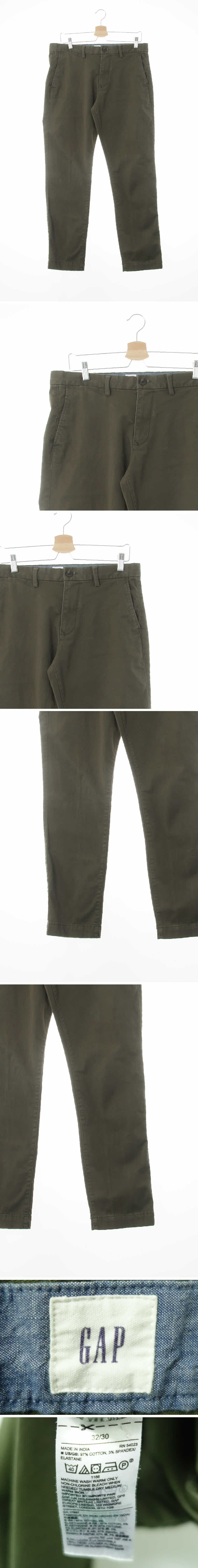 gap 치노팬츠 gap 카키 면혼방 치노팬츠