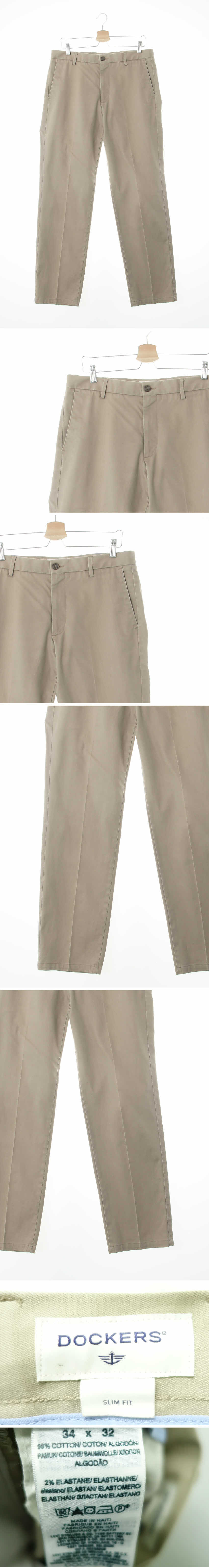 dockers 다크베이지 면혼방 모던치노슬랙스