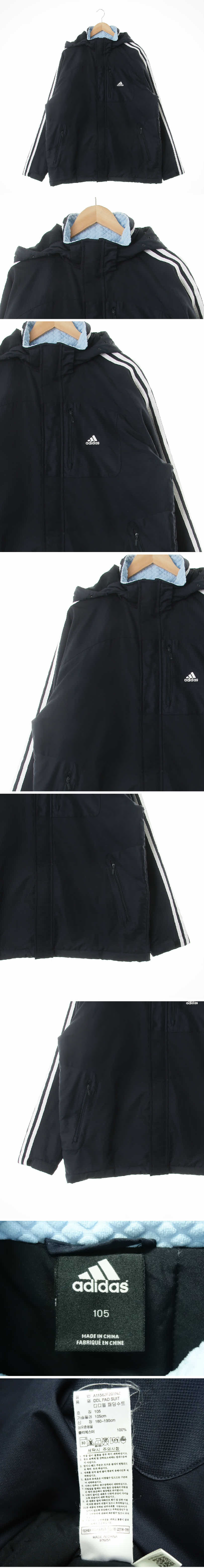 아디다스 삼선후드점퍼 아디다스 블랙 삼선후드점퍼