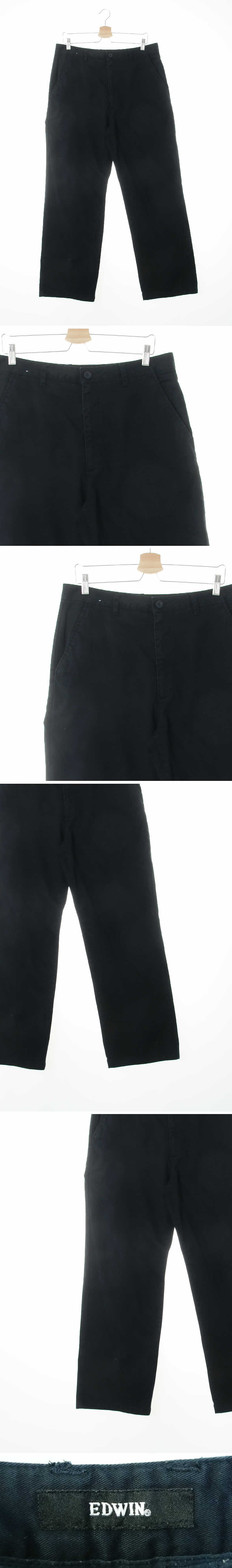 애드윈 치노팬츠 애드윈 네이비 면혼방 치노팬츠