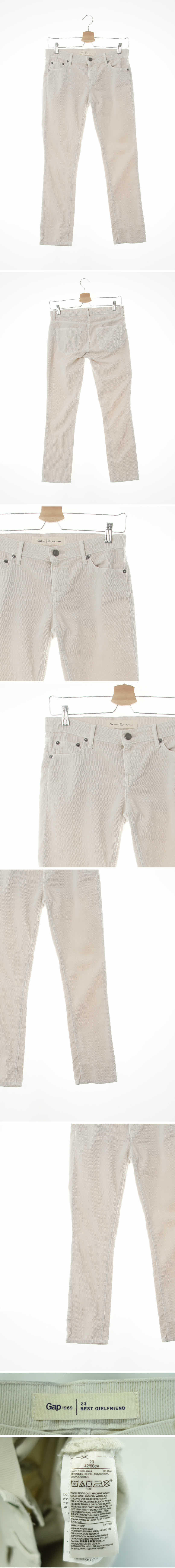 gap 아이보리 골덴 골지스키니팬츠