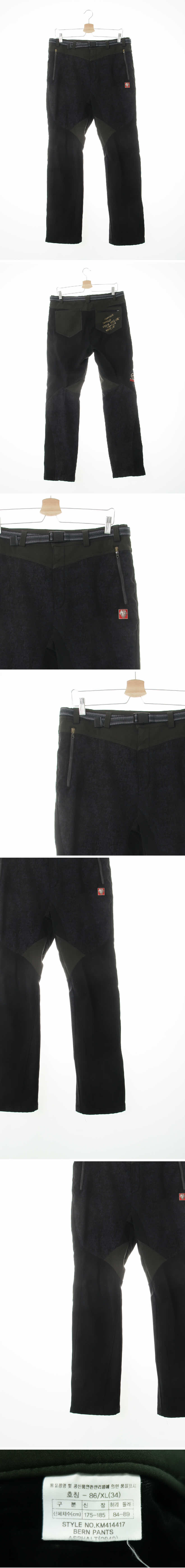 블랙야크 차콜카키 투톤아웃도어팬츠